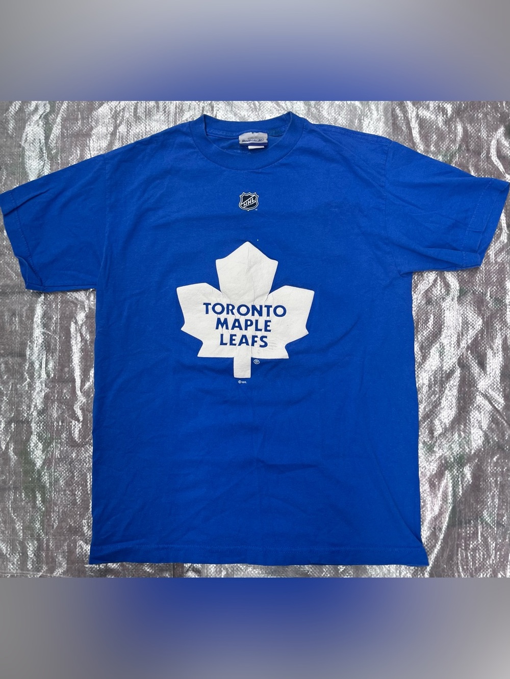 Toronto Maple Leafs Ed Belfour jersey style t-shirt Sz Youth medium
